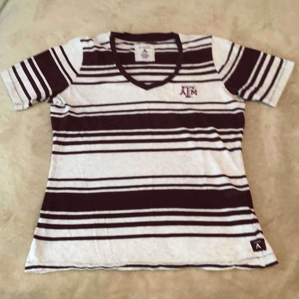 Texas A&M V-neck T-shirt